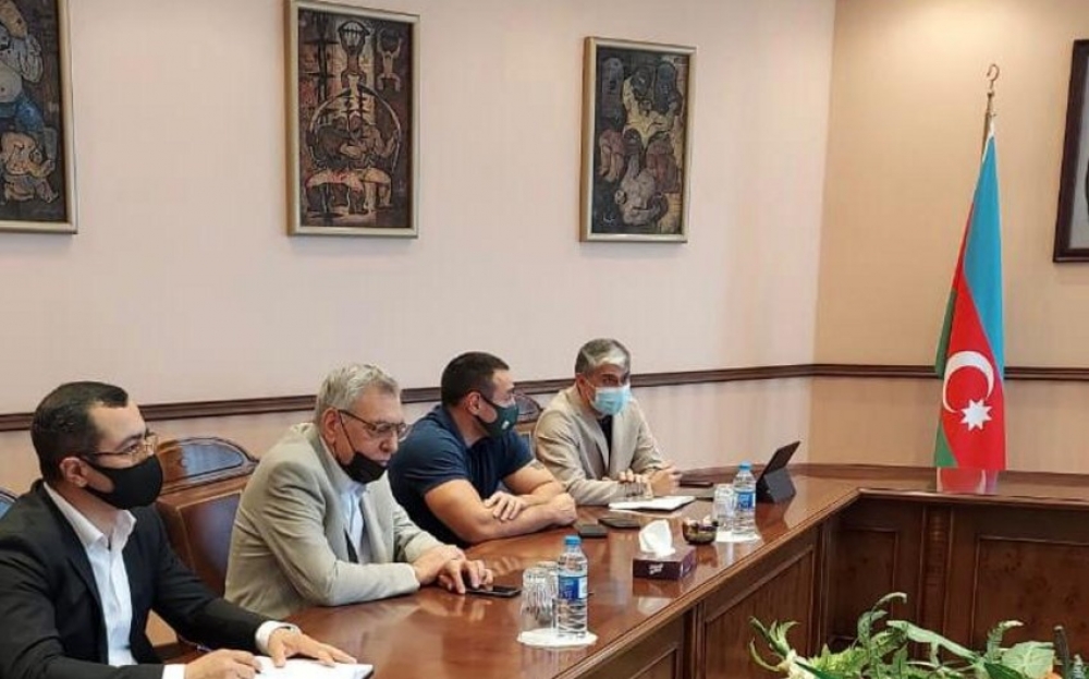 Milli Olimpiya Komitəsində WAKO prezidenti ilə görüş olub